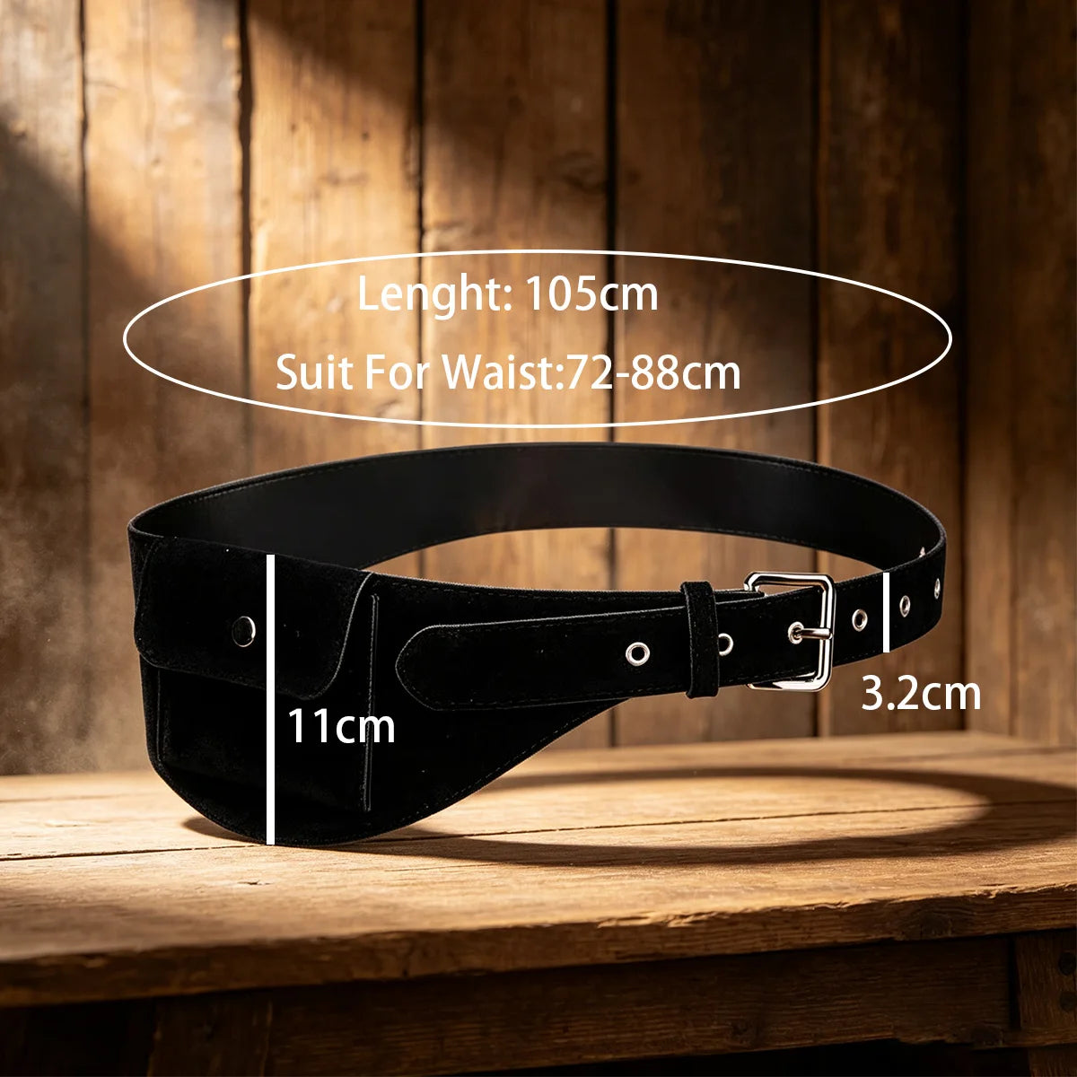 PENDRA Jadeia Leather Retro Belt