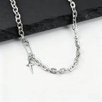 PENDRA Paper Clip Pendant Necklace