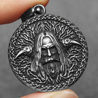 PENDRA Raven Wizard Steel Necklace