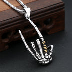 PENDRA Skullgesture Gothic Skull Gesture Pendant