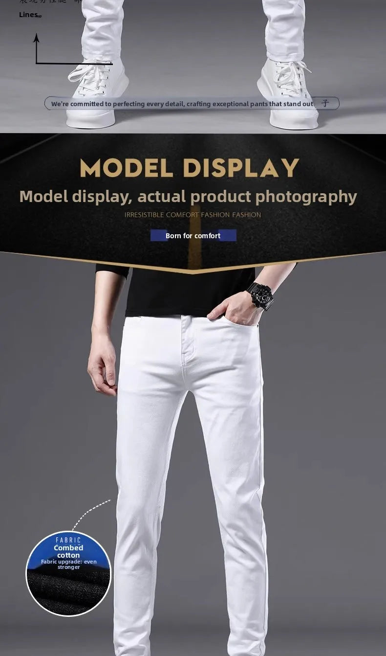 PENDRA White Fitting Pants