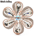 PENDRA Florielle23 Crystal Brooch