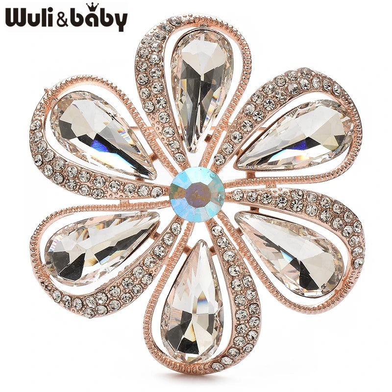 PENDRA Florielle23 Crystal Brooch