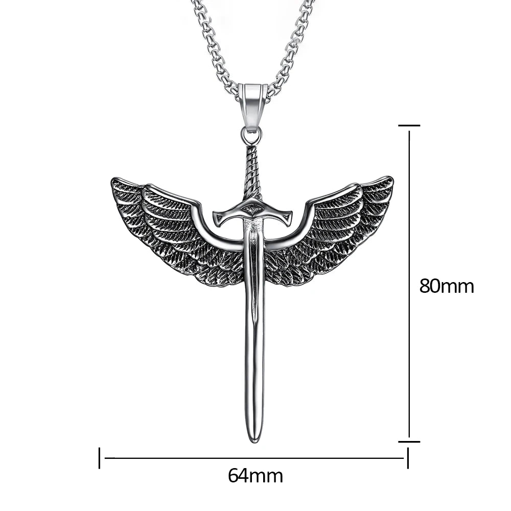 PENDRA Angelwing Vintage Angel Wings Pendant