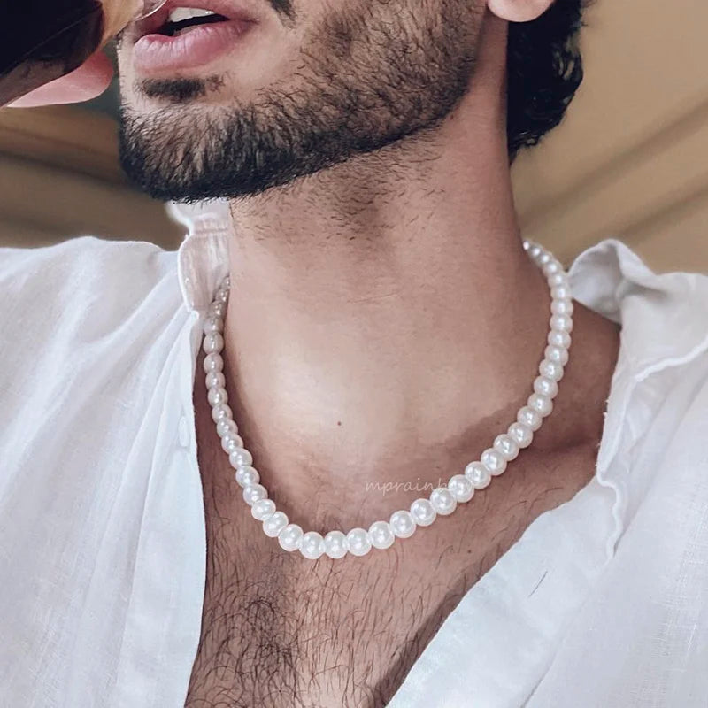 PENDRA Pearl Modern Necklace