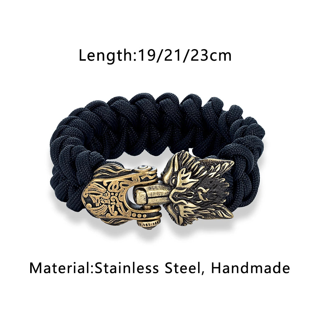 PENDRA Wolf Rune Bracelet
