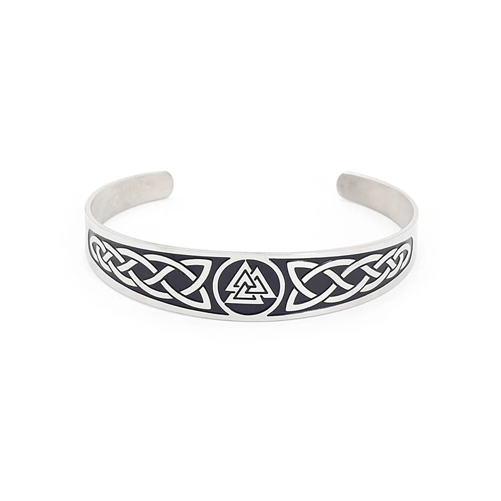 PENDRA Valknut Viking Stainless Steel Bracelet