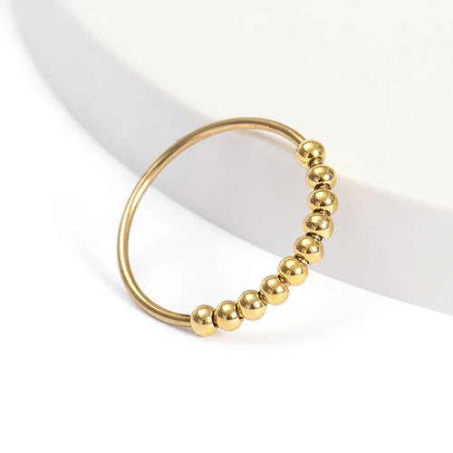 PENDRA Calmspin Stainless Steel Anxiety Spinner Ring