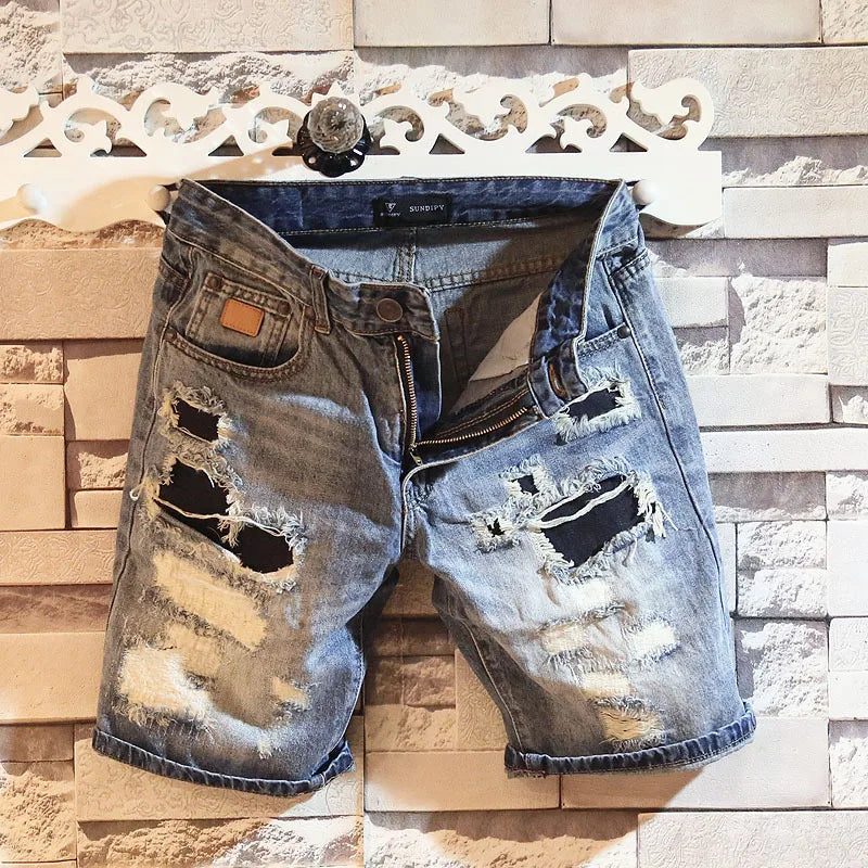PENDRA Wholesale Ripped Hole Shorts