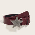 PENDRA Velaine Leather Black Belt