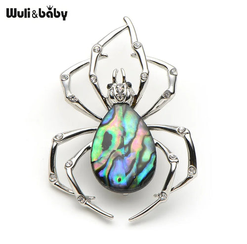 PENDRA Abalone Spider Insect Brooch