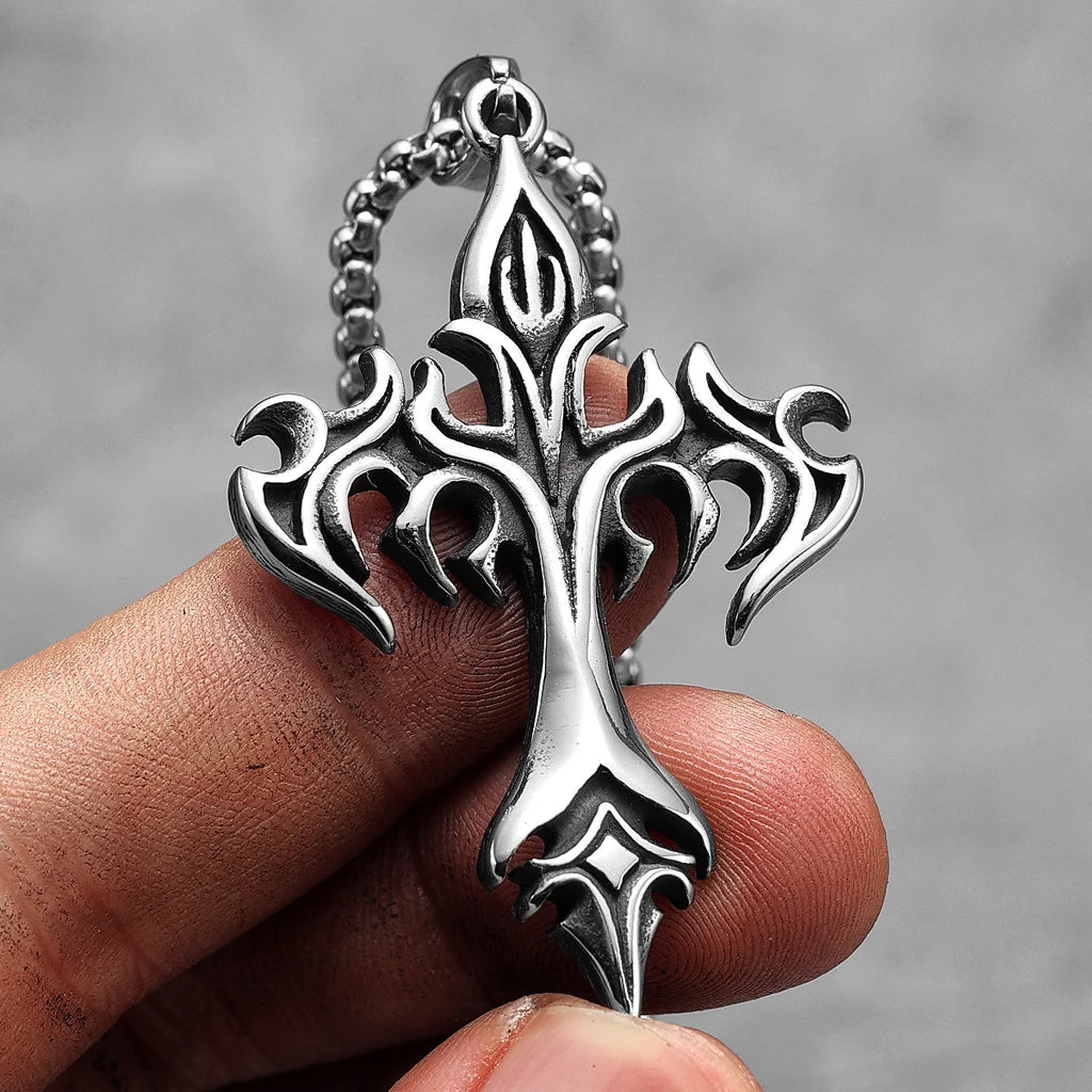 PENDRA Veydell Cross Charm Necklace