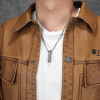 Texture Cross Men Necklaces Stainless Steel Pendant Chain Women Fashion Retro Jewelry Punk New In Accessories Gifts Wholesale