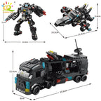 PENDRA 8in1 SWAT Police Building Set