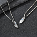 PENDRA Stone Blue Wishing Pendant Necklace