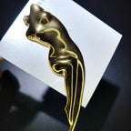 PENDRA Stainless Steel Lady Body Brooch
