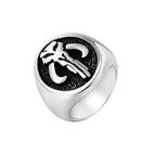 PENDRA Skullpunk Vintage Stainless Steel Skull Ring