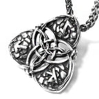 PENDRA Celtic Knot Rune Norse Necklace