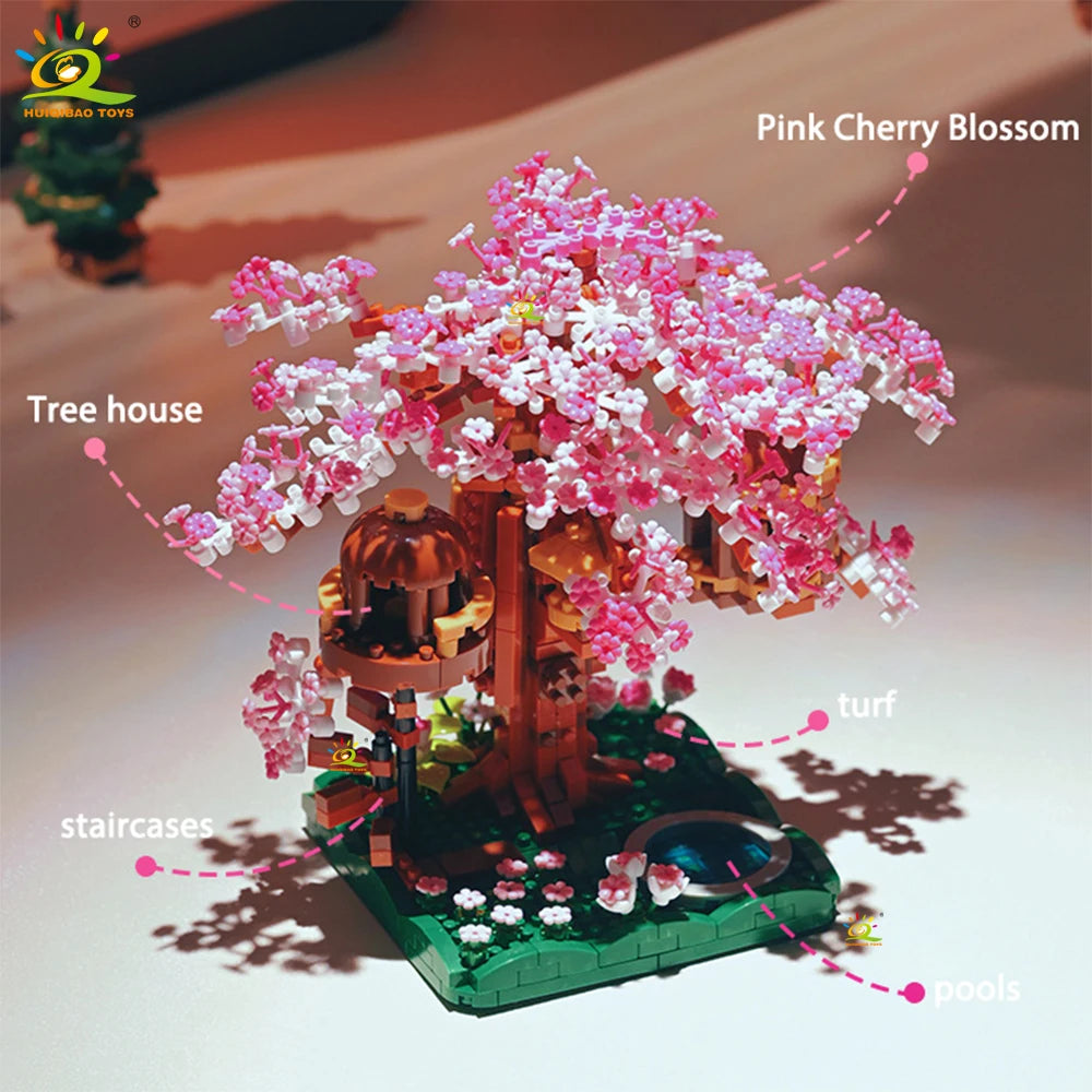 PENDRA Cherry Blossom Micro Building Set