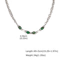 PENDRA Stone Natural Chain Necklace