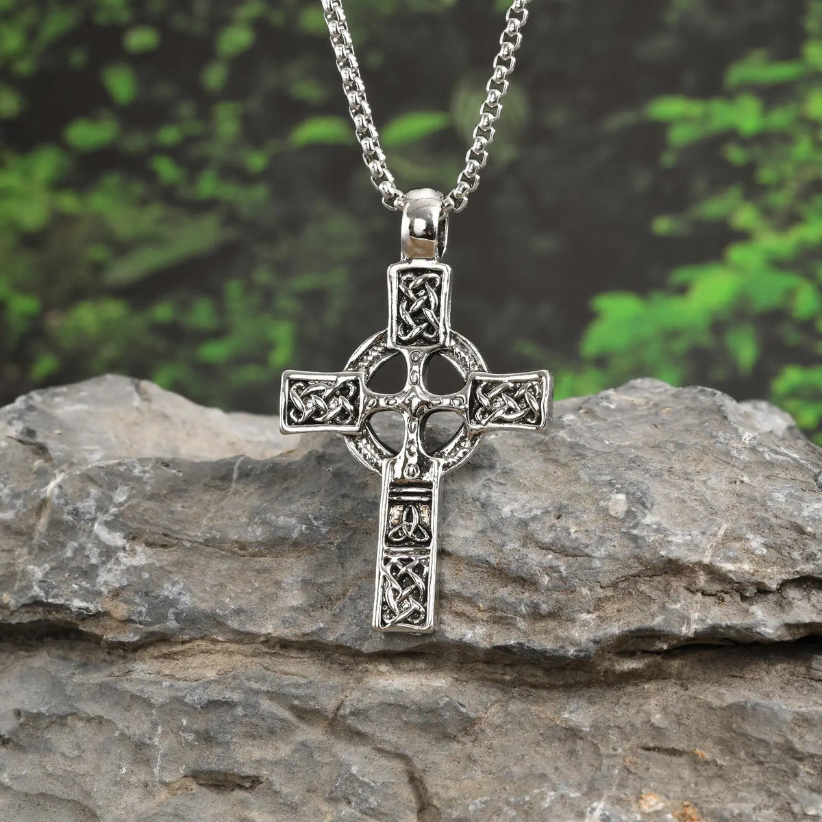 PENDRA Cross Knot Pendant Necklace