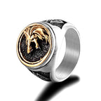 PENDRA Wolf Gold Ring