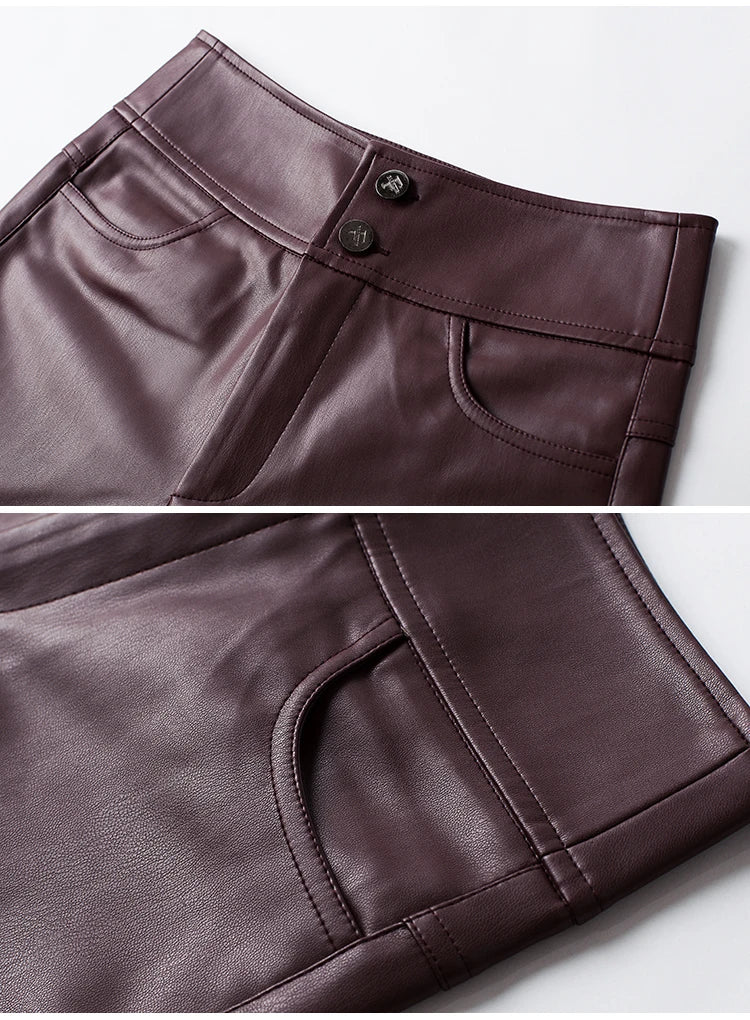 PENDRA Wide Leg Straight Double Pants