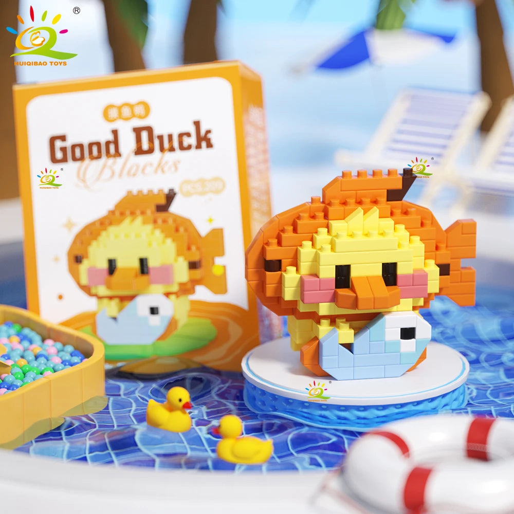 PENDRA Cute Duck Micro Building Set