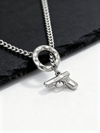 PENDRA Cuban Handcuffs Chain Necklace