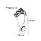 PENDRA Lionkey Stainless Steel Lion Head Keychain
