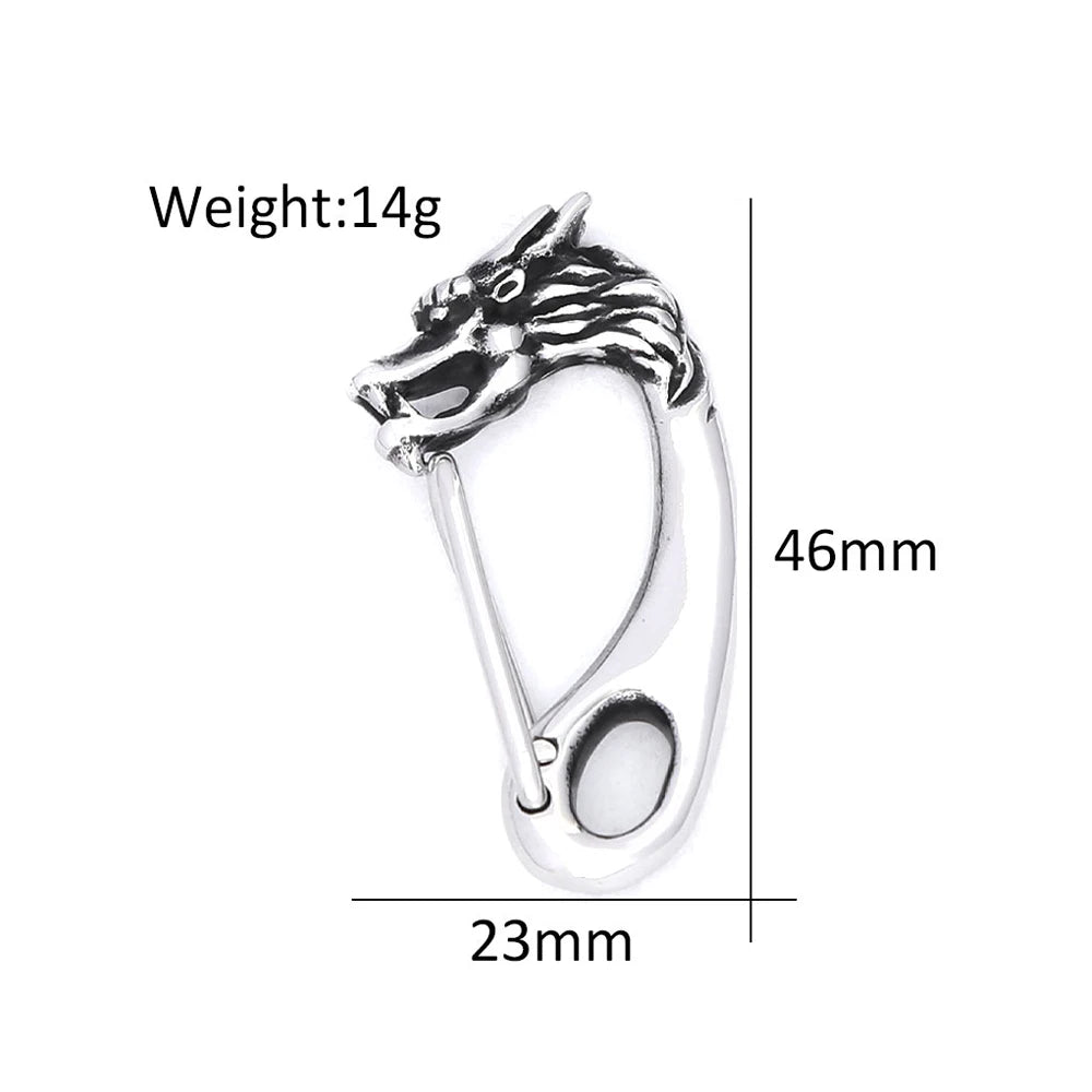 PENDRA Lionkey Stainless Steel Lion Head Keychain