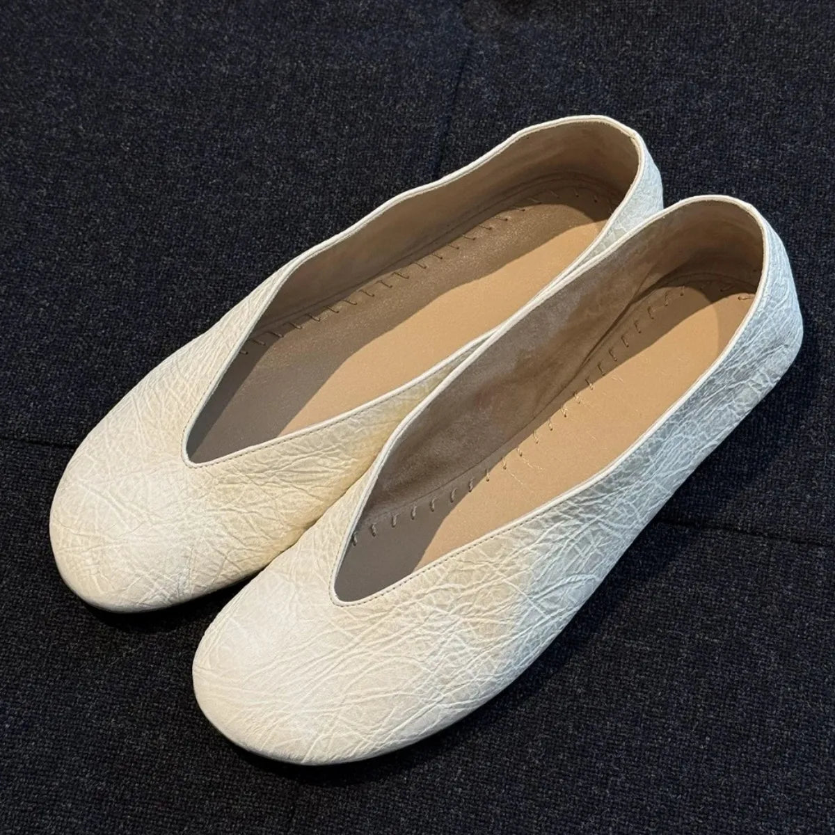 PENDRA Flat Spot Sheepskin Shoes