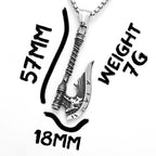 Viking Battle Axe Men Necklaces Stainless Steel Pendant Chain Women Punk Fashion Jewelry New In Accessories Gifts Wholesale