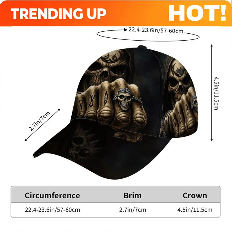 PENDRA Adjustable Baseball Halloween Cap