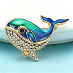 PENDRA Lovely Whale Brooch