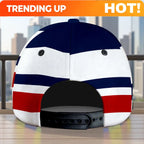 1pc Featuring an Strike Abstract Stripes Design, This Adjustable Snapback Cap Is Ideal for Street And Outdoor Activities.
