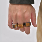 PENDRA Ravtari Tiger Eye Ring