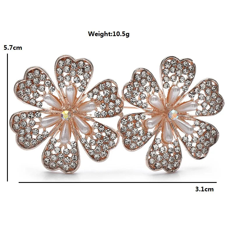 PENDRA Sakuraia Pearl Cherry Blossom Brooch