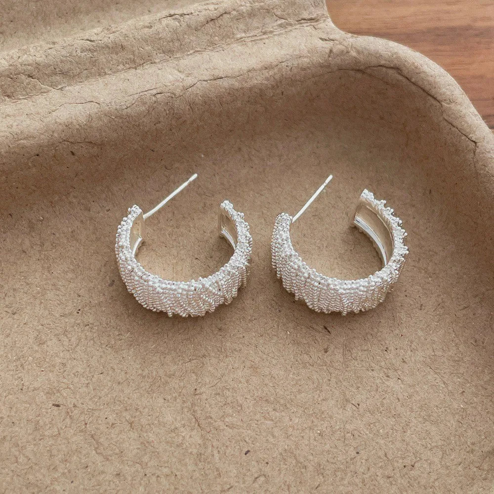 PENDRA Hoop Sterling Silver 7 Earrings