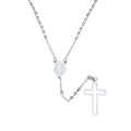 PENDRA Cross Mary Rosary Necklace