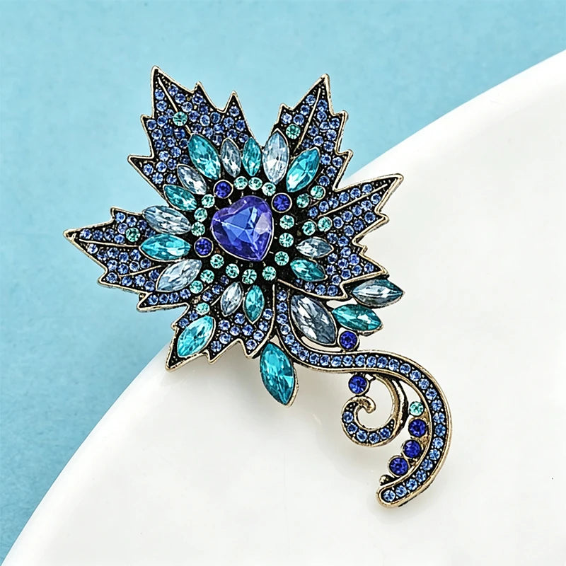 PENDRA Versailles Vintage Palace Flower Brooch