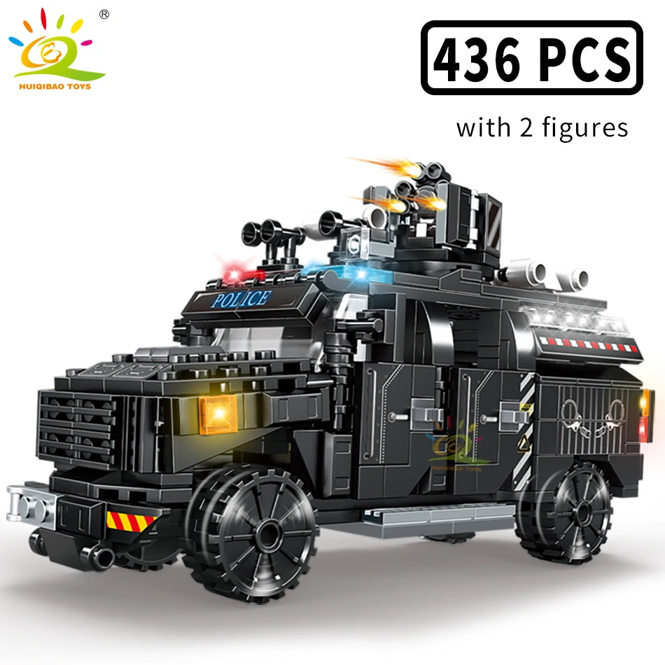 PENDRA 4in1 Swat Police Building Set