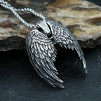 PENDRA Angelwing Stainless Steel Angel Wings Pendant