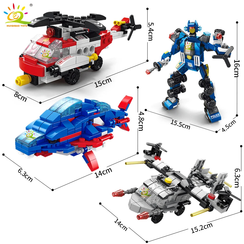 PENDRA Engineering Police Tank Building Set