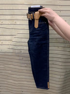 PENDRA Flannel Drape High Waist Wide Leg Pants