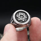 PENDRA Hexagram Star of David Ring