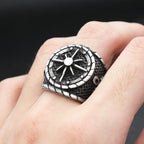 PENDRA Runeband Vintage Viking Rune Ring