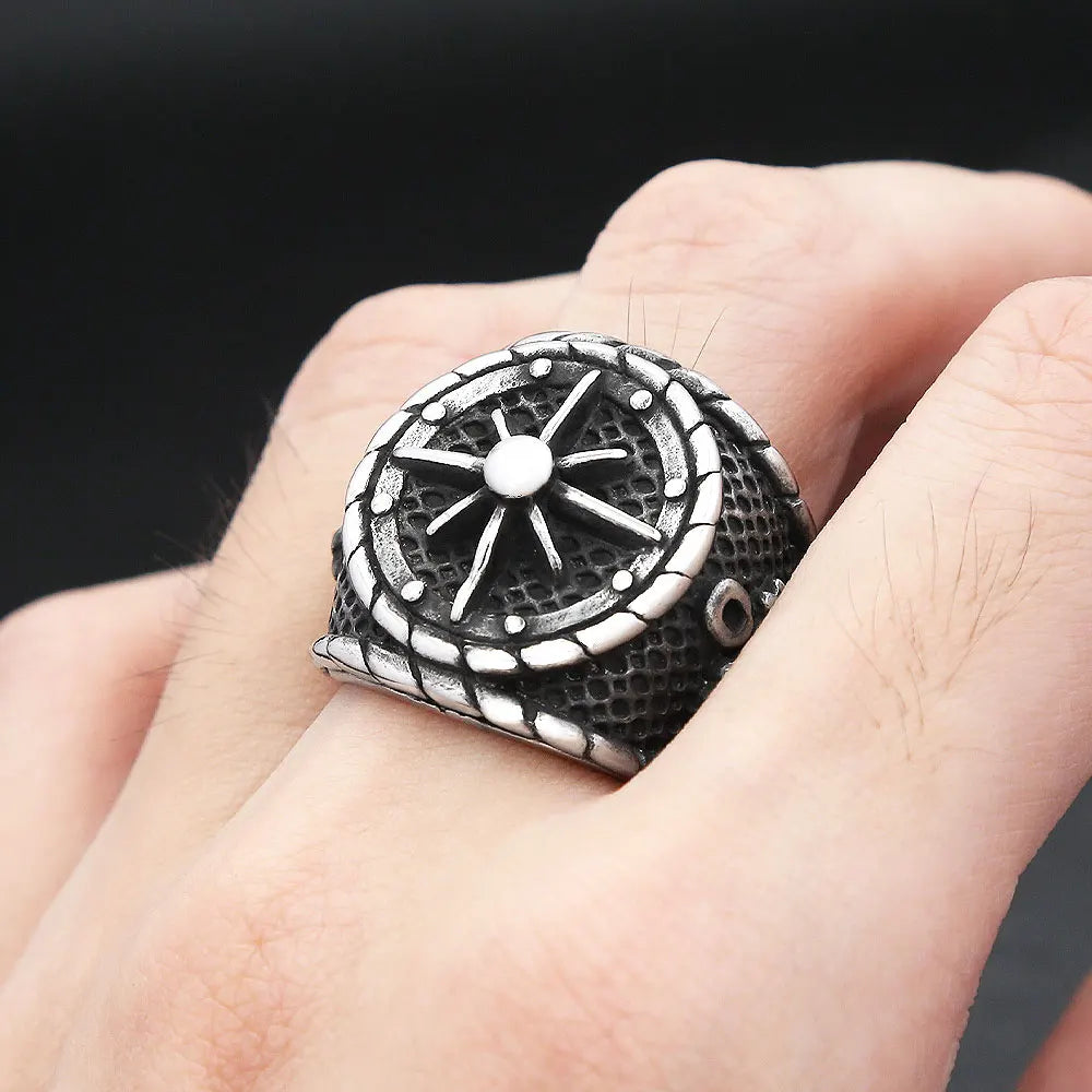 PENDRA Runeband Vintage Viking Rune Ring
