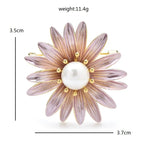 PENDRA Daisyelle Daisy Flower Brooch