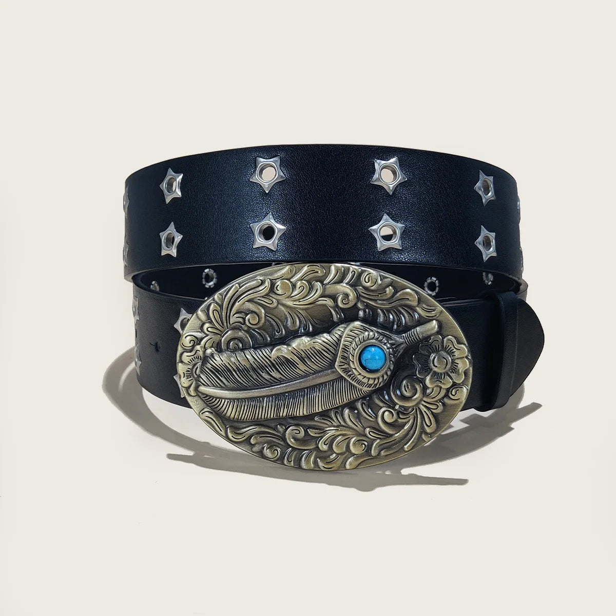 New men's retro western Cowboy style fashion alloy buckle leather belt For Women high-end luxury brands jeans belt Perfect Gift